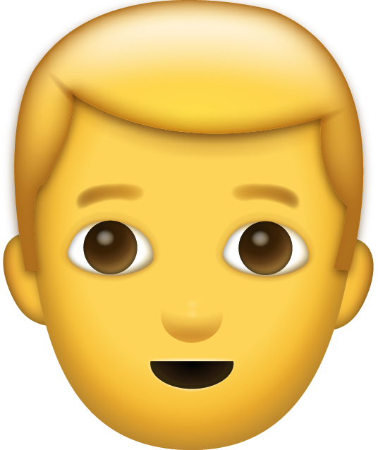 Man Smiling Emoji Icon File HD Icon