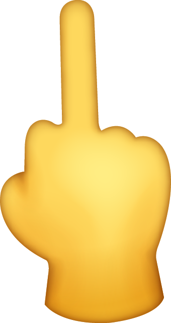 Middle Finger Emoji Free Icon Icon