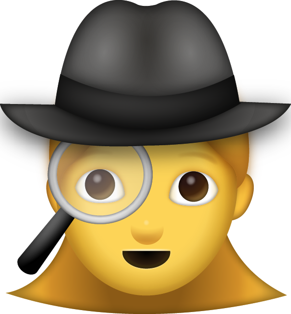 Girl Detective Emoji Icon Download Free Icon