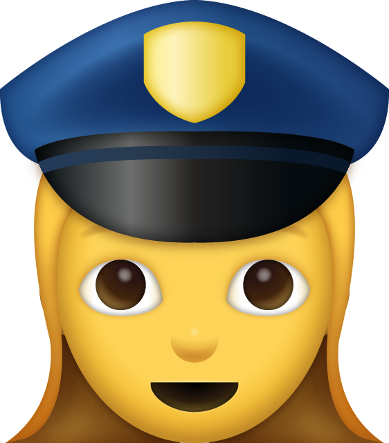 Girl Police Emoji Free Photo Icon Icon