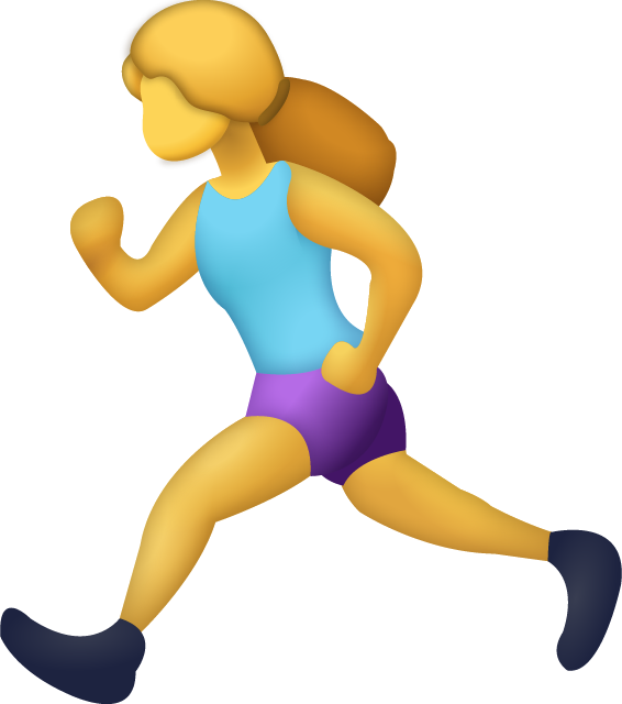 Girl Running Emoji Icon Free Photo Icon