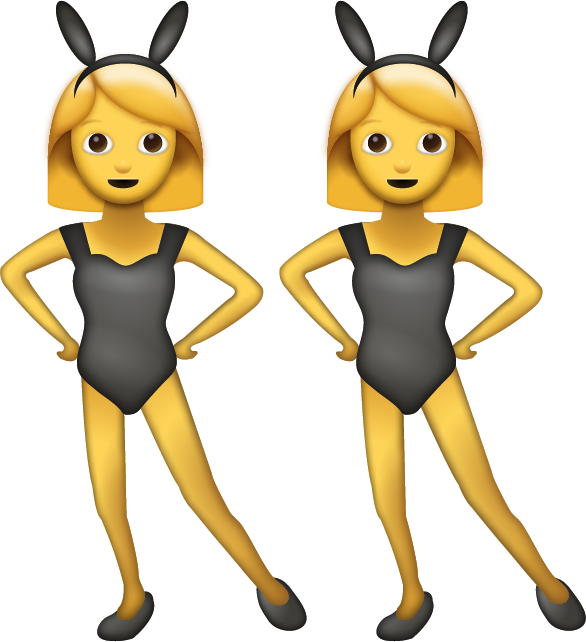 Women Bunny Emoji Free Icon HQ Icon