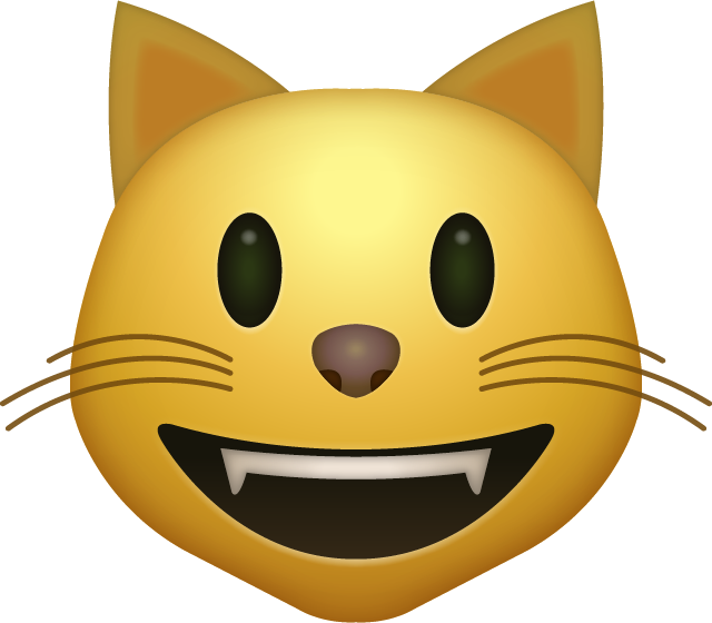 Smiling Cat Emoji Free Icon Icon