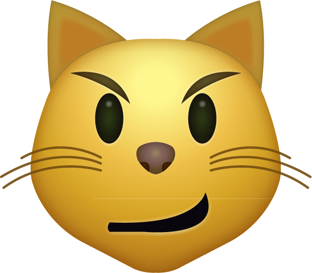 Smirk Cat Emoji Icon Download Free Icon