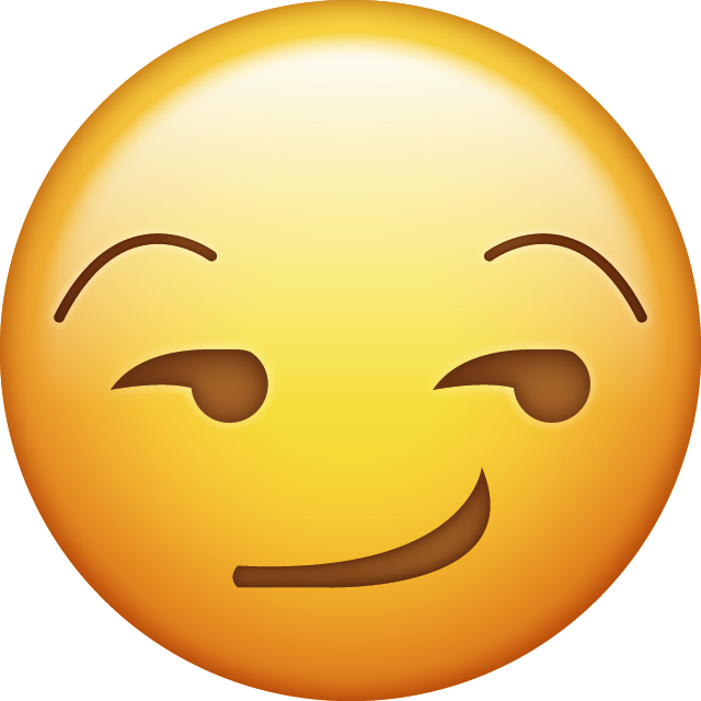 Smirk Emoji Icon File HD Icon