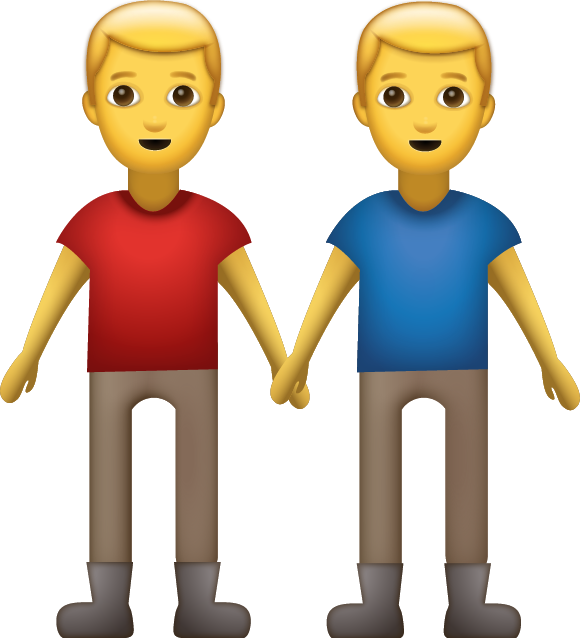 Gay Men Holding Hands Emoji Icon Download Free Icon