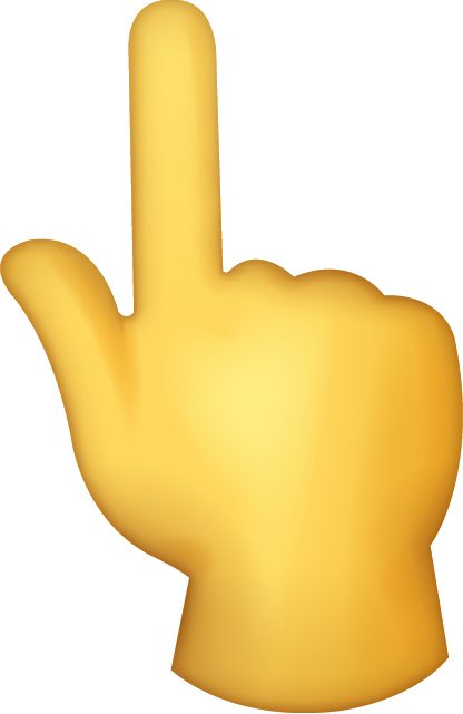 Index Finger Emoji Icon Download Free Icon