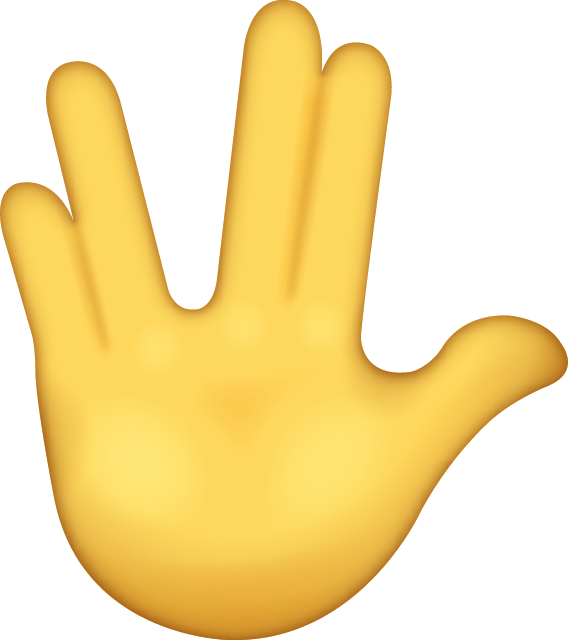 Vulcan Salute Emoji Free Icon Icon