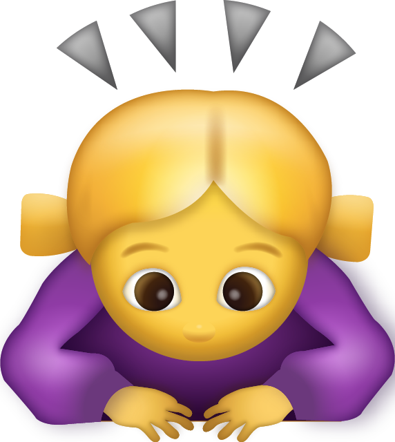 Woman Bowing Emoji Icon File HD Icon