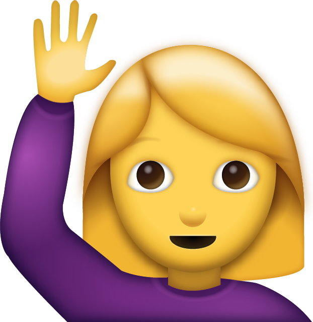 Woman Saying Hi Emoji Free Photo Icon Icon