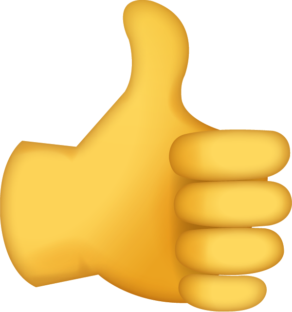 Thumbs Up Emoji Free Icon HQ Icon