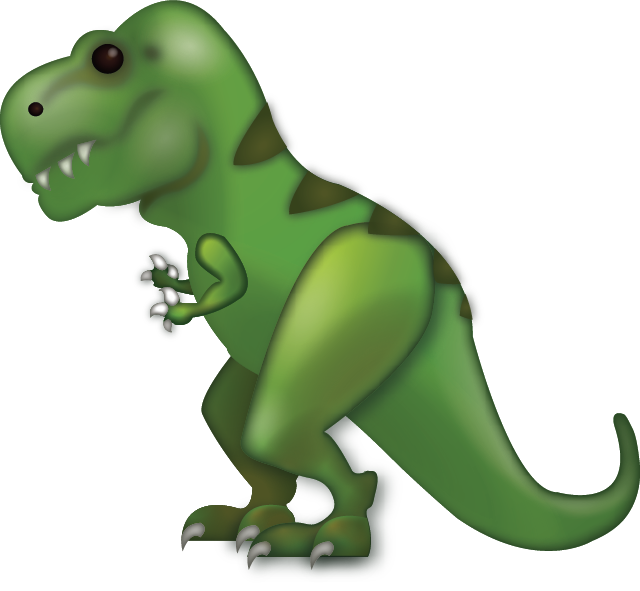 TRex Emoji Free Icon HQ Icon