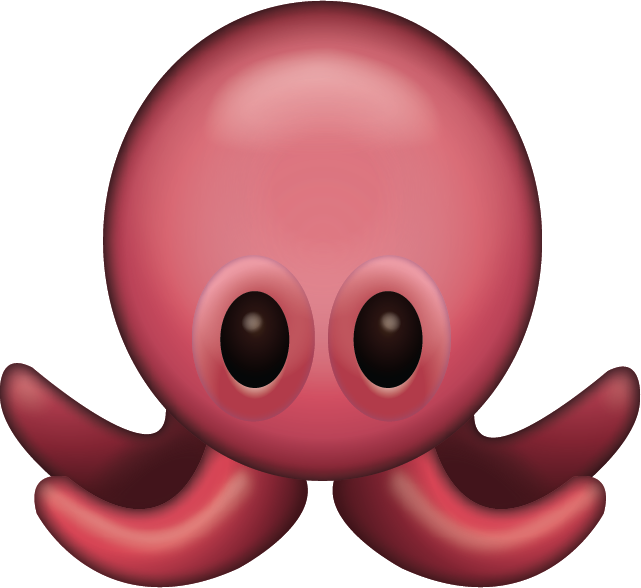 Octopus Emoji Free Icon HQ Icon