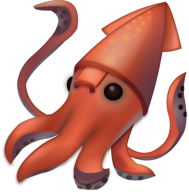 Squid Emoji Icon Free Photo Icon