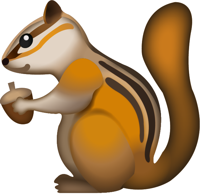 Squirrel Emoji Icon File HD Icon