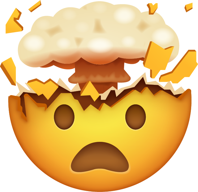 Exploding Face Emoji Icon File HD Icon