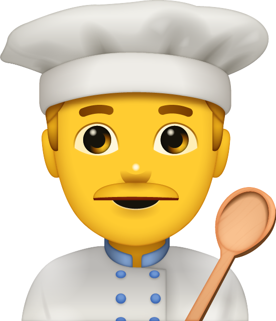 Cooking Man Emoji Icon Download Free Icon