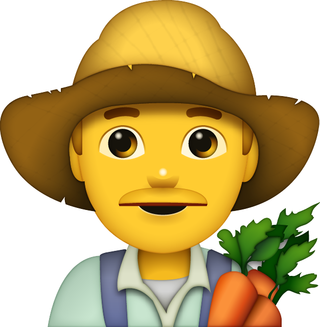 Farmer Emoji Man Free Photo Icon Icon