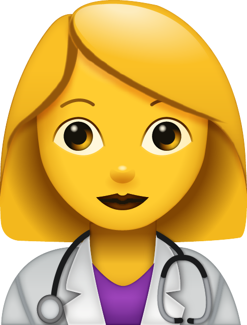 Doctor Emoji Woman Free Icon Icon