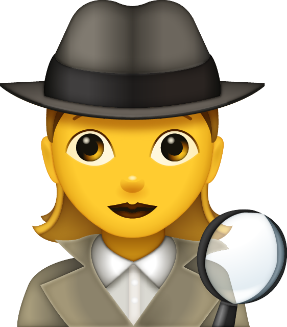 Detective Emoji Woman Icon File HD Icon