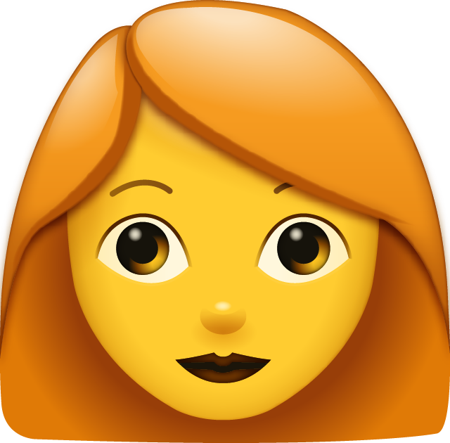 Red Hair Woman Emoji Free Icon HQ Icon