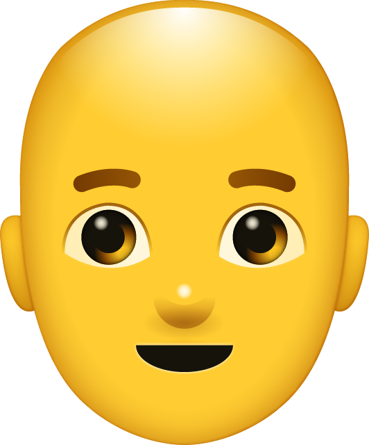 Bald Man Emoji Icon Download Free Icon