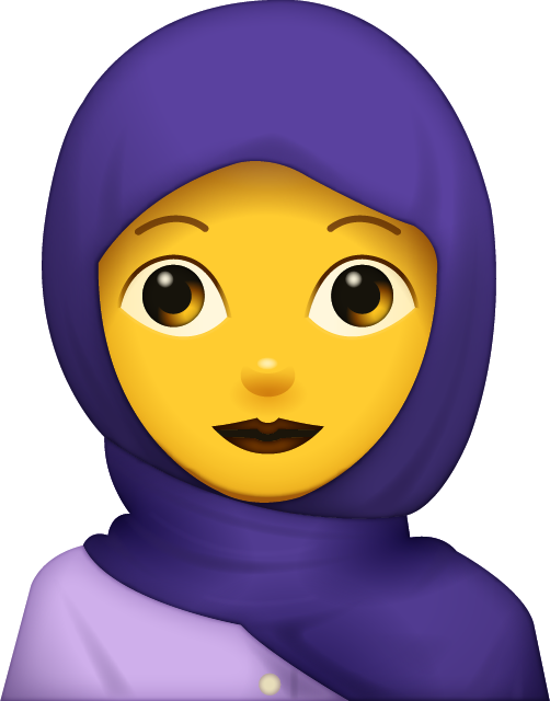 Woman With Hijab Emoji Free Icon Icon