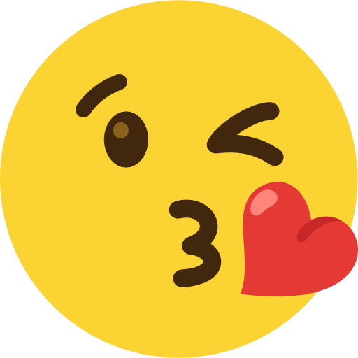 Face Blowing A Kiss Emoji Icon