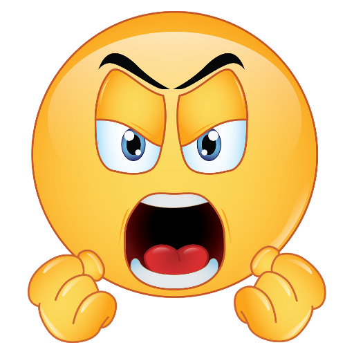 Emoticon Angry Anger Emojis Sticker Emoji Icon