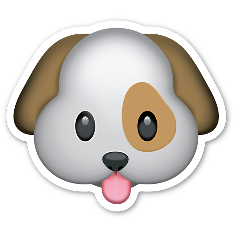 Emoticon Whatsapp Smiley Dog Emoji Free HQ Image Icon