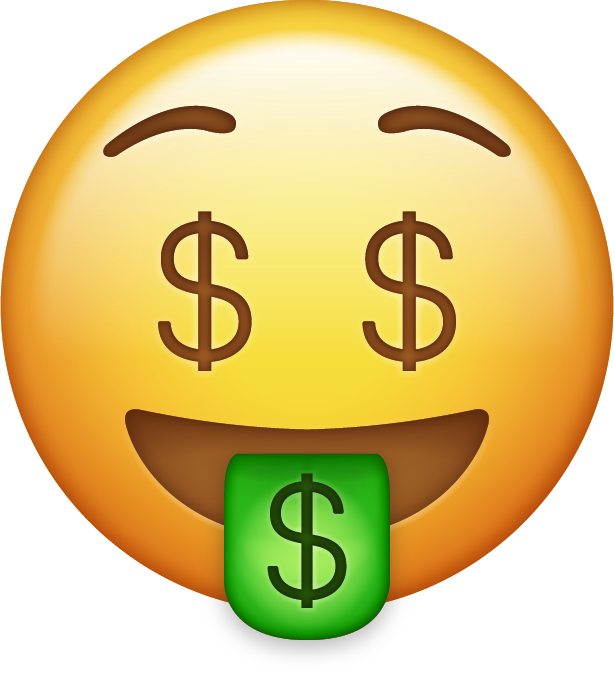 Emoticon On Money Keep Bag Carving Emoji Icon