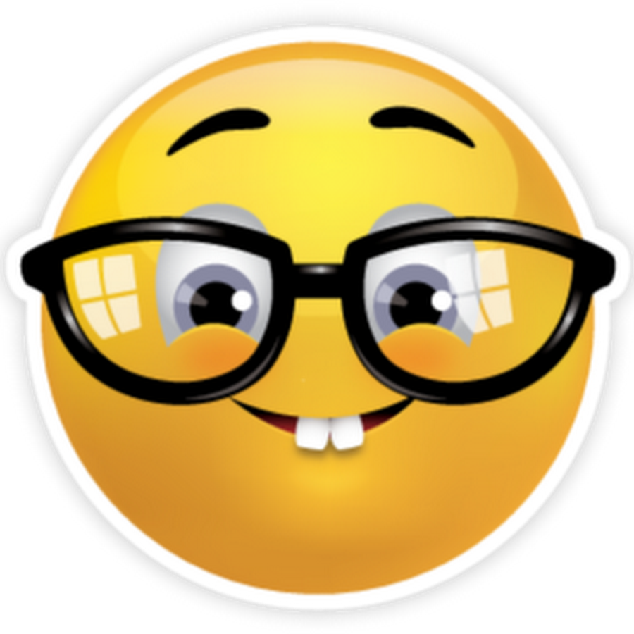 Emoticon Smiley Sad Geek Nerd Emoji Icon