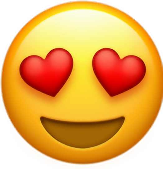 Emoticon Heart Smiley Upscale Whatsapp Emoji Icon