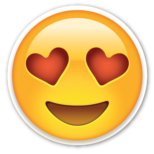 Emoticon Eyes Love Smiley Hearts Emoji Icon