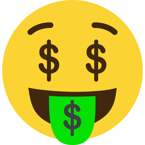 Money Mouth Face Emoji Icon