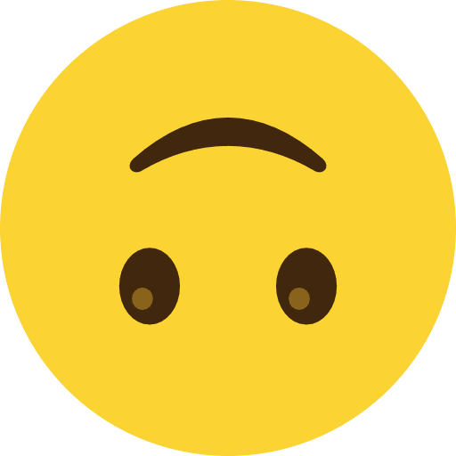 Upside Down Face Emoji Icon