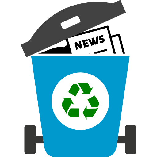 Recycle Trash Bin Paper Icon