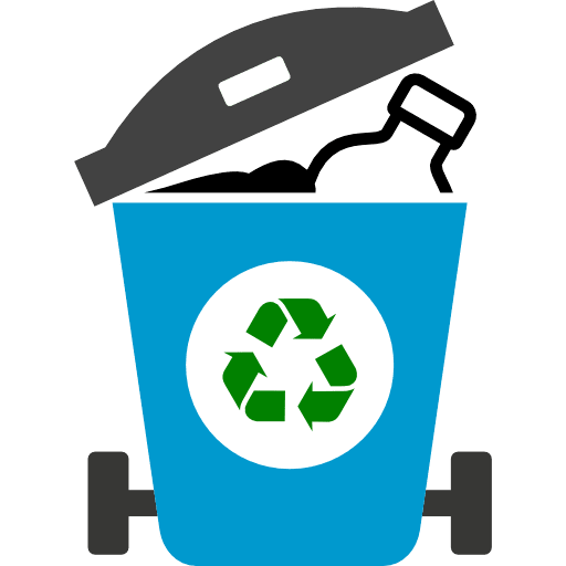 Recycle Trash Bin Plastic Icon