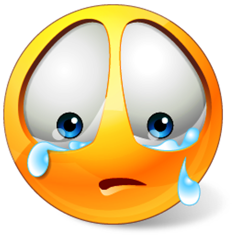 Emoticon Cute Sadness Smiley Sad Free Transparent Image HQ Icon