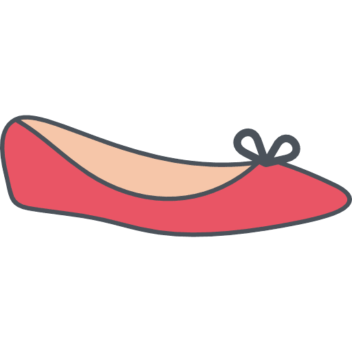 Flat Shoes Color Icon