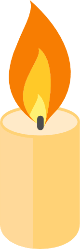 Candle Light Color Icon