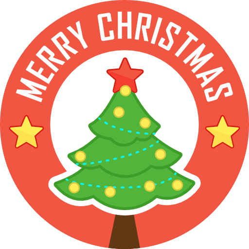 Christmas Badge Icon