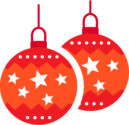 Christmas Baubles Color Icon