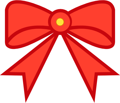 Christmas Ribbon Color Icon