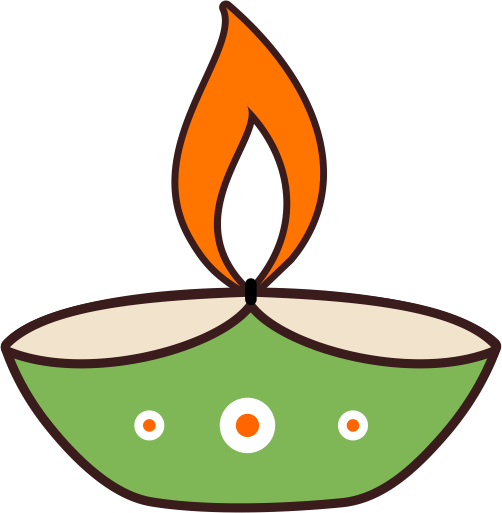 Diwali Festival Diya Icon