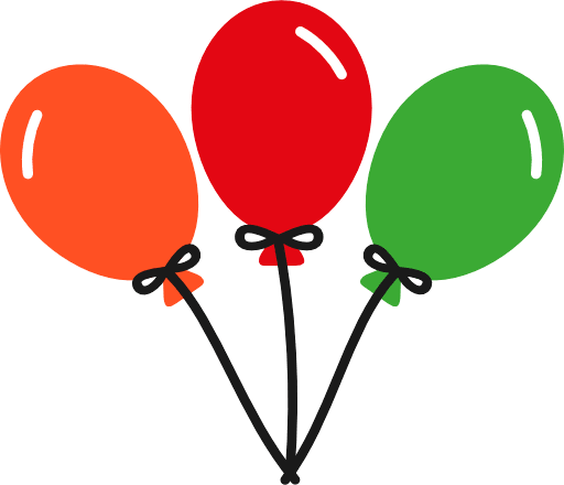 Balloons Color Icon