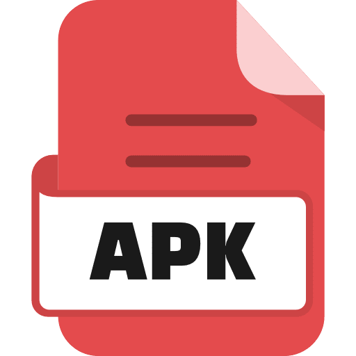 File Apk Color Red Icon