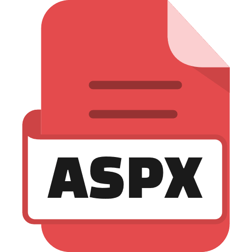 File Aspx Color Red Icon