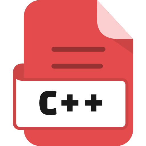 File C Plus Plus Color Red Icon