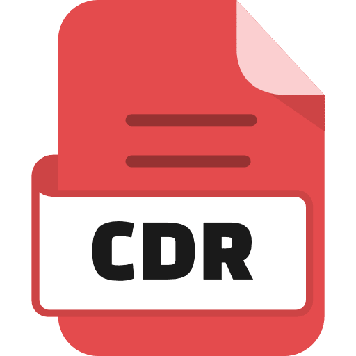 File Cdr Color Red Icon